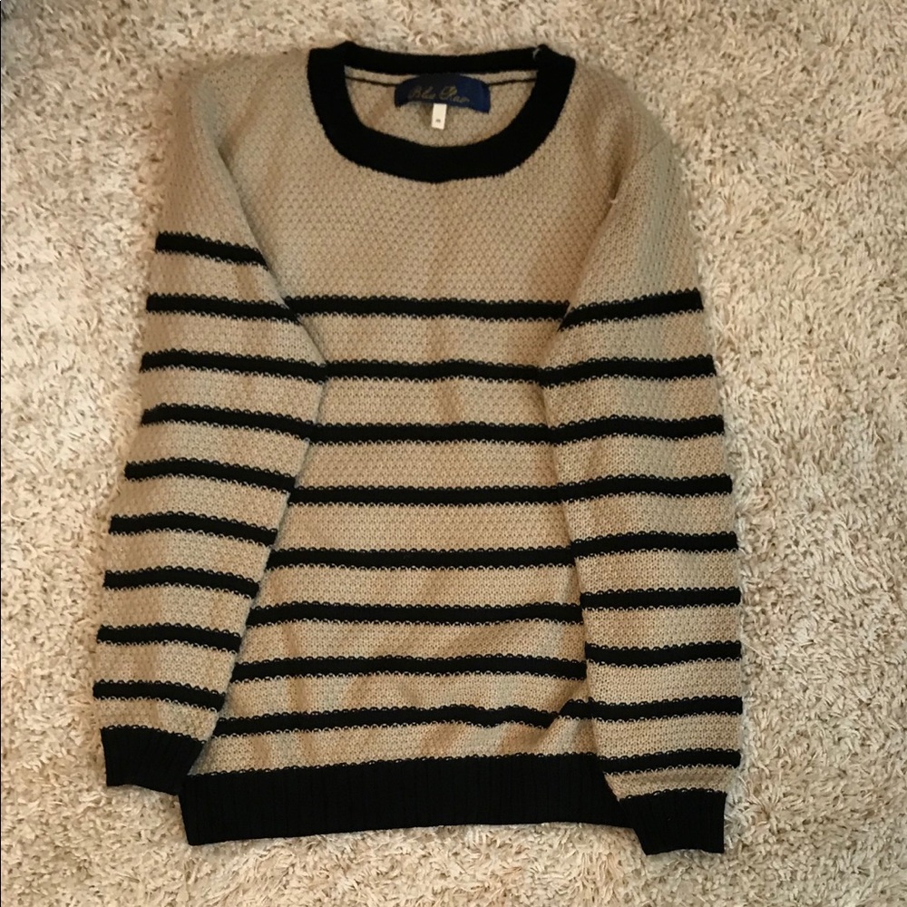 Blue rain sweater